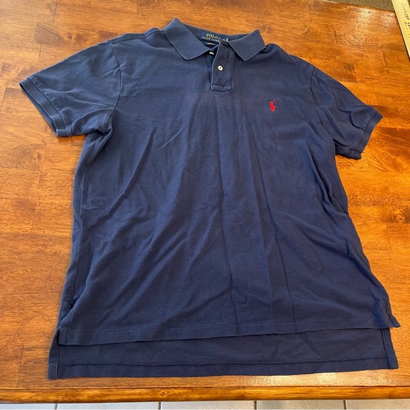Polo Ralph Lauren men’s navy polo size XL Custom fit 100% cotton - Picture 1 of 8